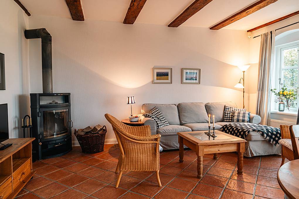 Ganze Ferienwohnung, D 128.023A - Ferienwohnung "Wildgans" in Vaschvitz, Trent