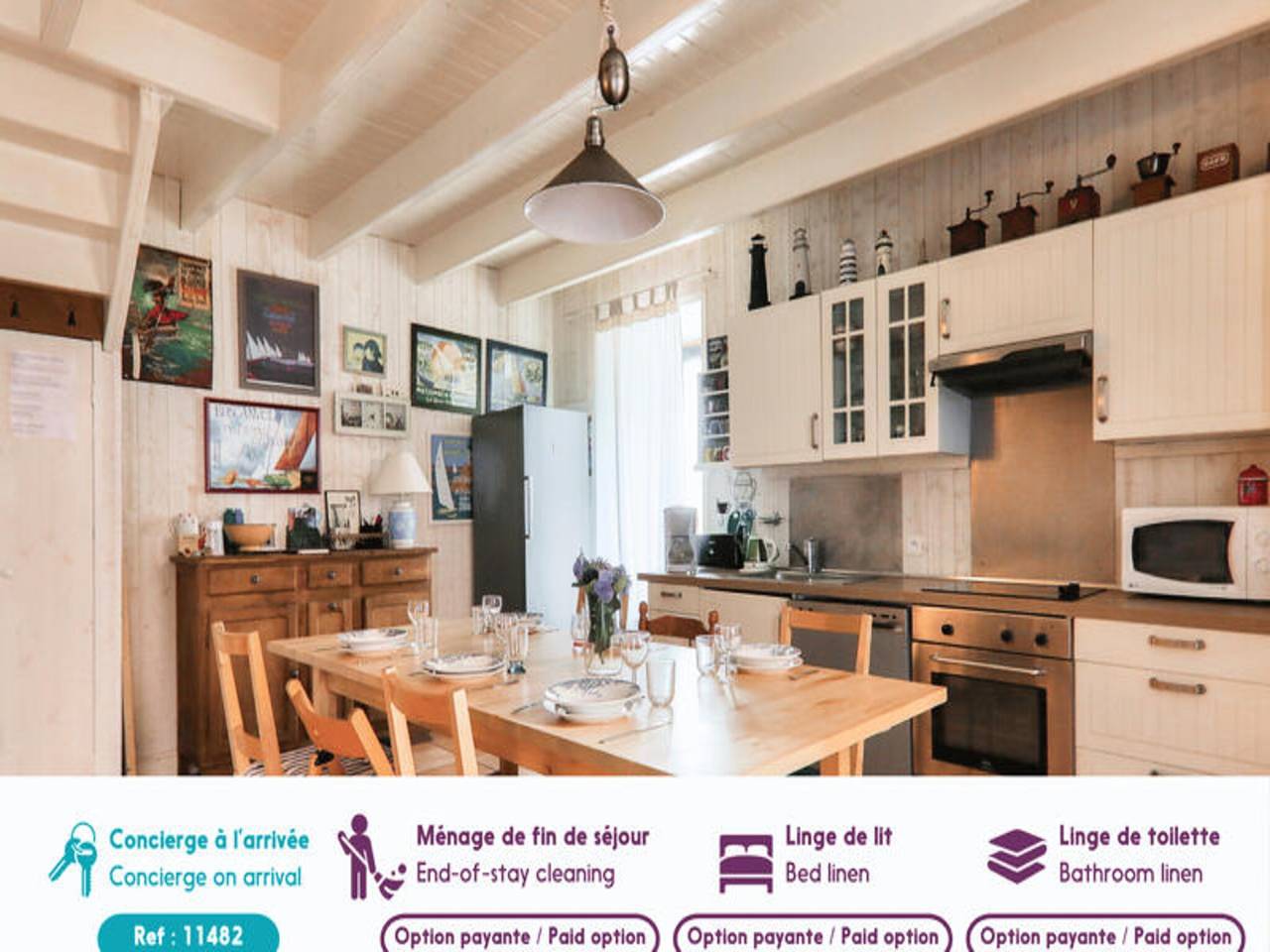 Ganze Wohnung, Haus in Le Bono am Golf von Morbihan in Bono, Côte des Mégalithes