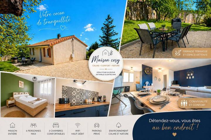 Location de vacances pour 6 personnes, avec terrasse et vue à Solutré-Pouilly - 2