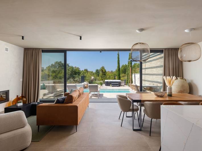 Ferienhaus für 6 Personen, mit Pool und Sauna sowie Garten und Terrasse in Nova Vas - 3