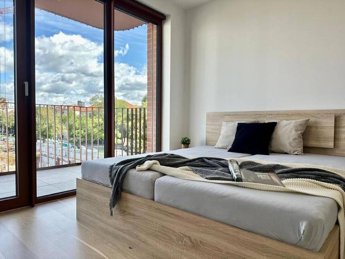 Vakantiewoning voor 2 personen, met uitzicht en balkon in Bratislava