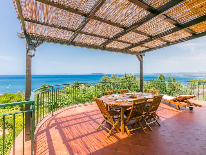 Ferienwohnung für 6 Personen, mit Terrasse und Garten in Monte Argentario