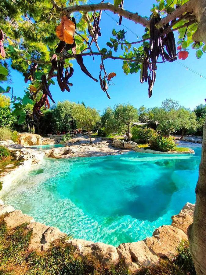 Tenda per 2 persone, con panorama e giardino nonché piscina - 1