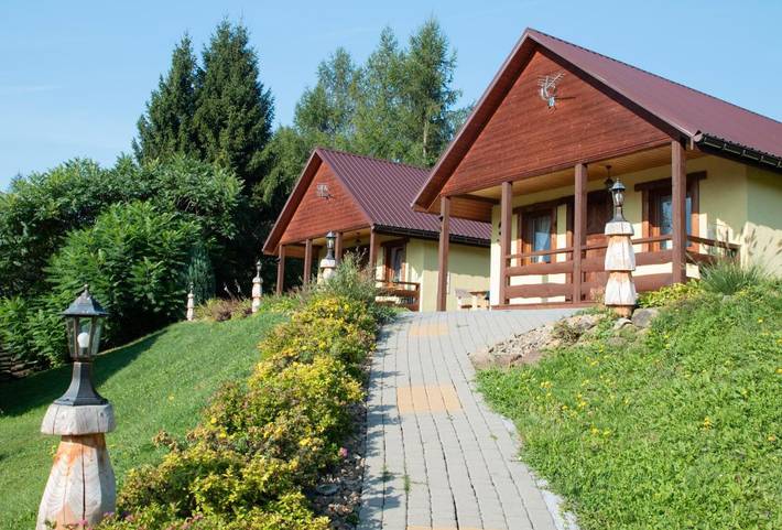 Wynajem wakacyjny dla 4 osób, z basen dla dzieci i ogród oraz widok, zwierzęta dozwolone w Solina