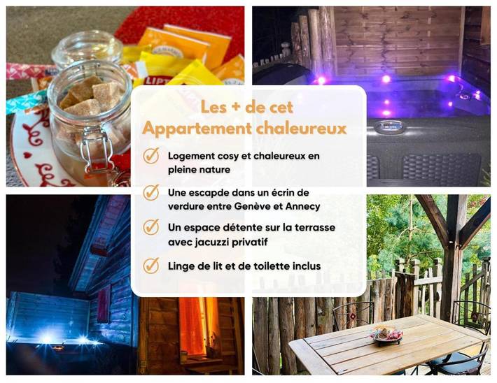 Chalet pour 4 personnes, avec jardin et vue