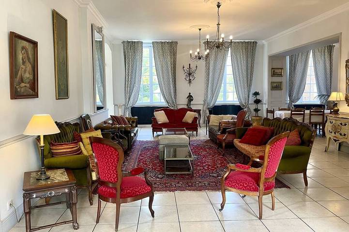 Château pour 28 personnes, avec Jardin en Seine-Maritime
