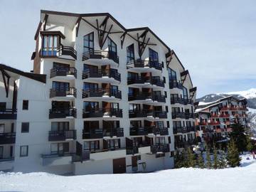 Gîte pour 9 personnes, avec balcon dans La Tania