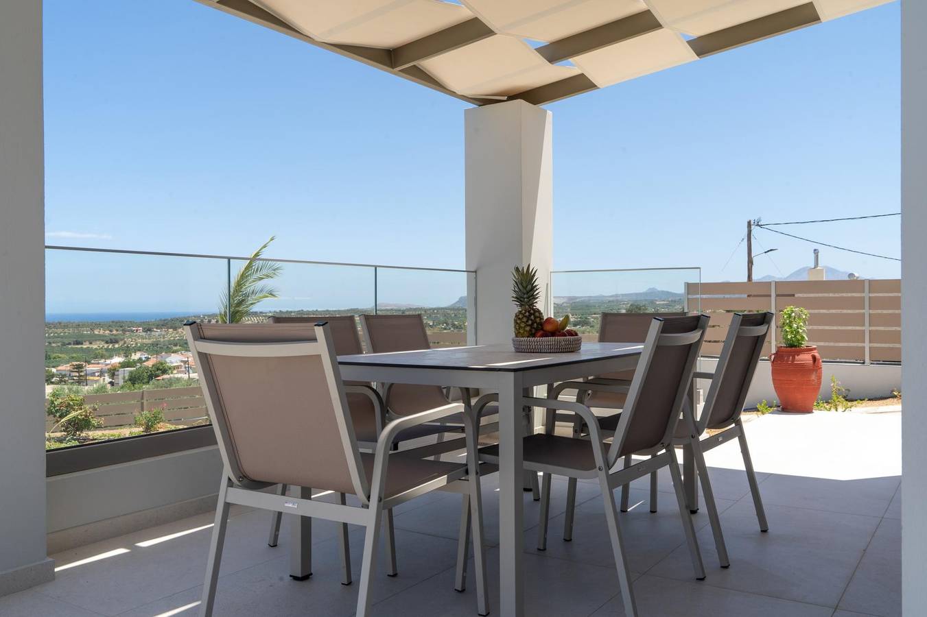Villa für 6 Personen mit Meerblick in Rethymno und Umgebung