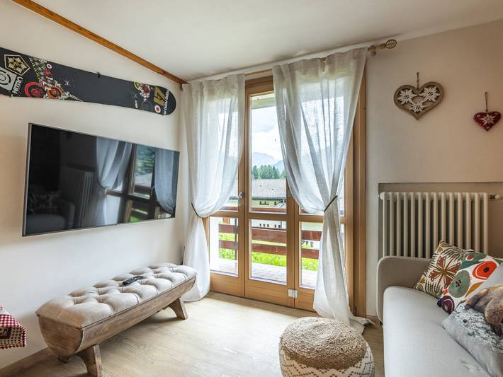 Gîte pour 4 personnes, avec balcon à Pozza di Fassa - 2