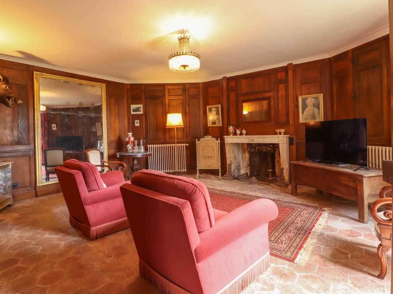 Manoir authentique proche Paris - 15 pers. in Saint-Germain-de-Clairefeuille, Région d'Argentan