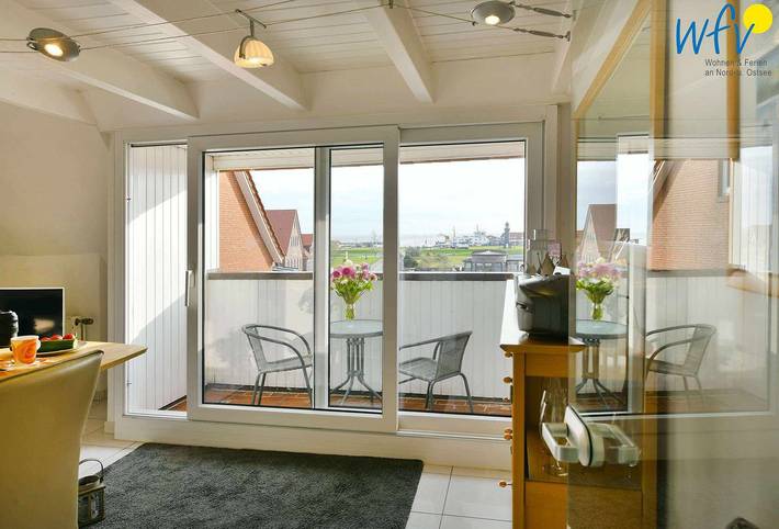 Ferienwohnung für 4 Personen, mit Balkon auf Juist