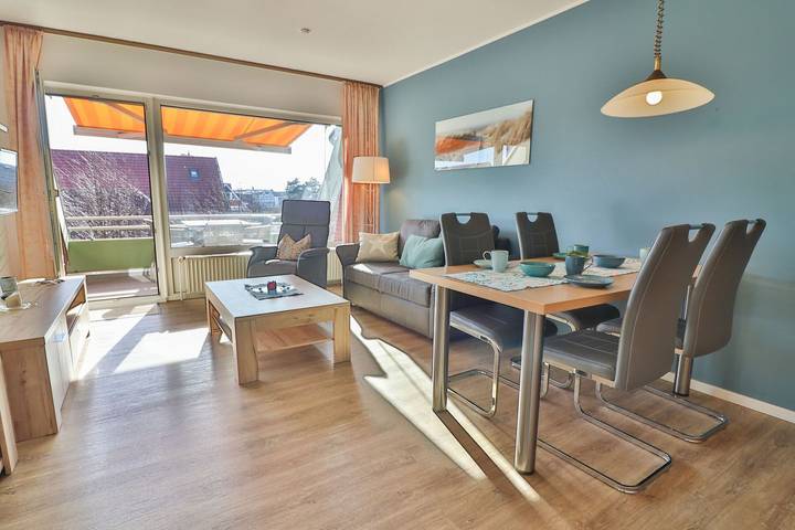 Ferienwohnung für 4 Personen, mit Balkon und Balkon/Terrasse auf Langeoog