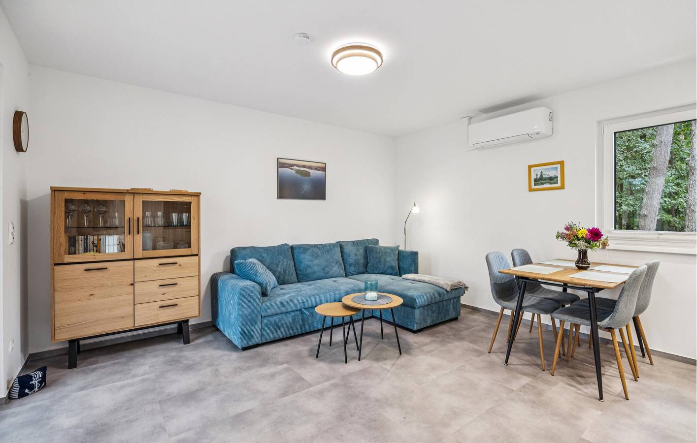 Appartement am Strand mit WiFi, Parkplatz, Terrasse und TV in Vipperow, Müritz