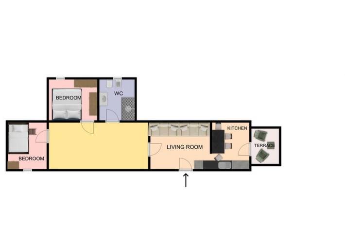 Appartement entier, Conero Suite in Marcelli, Numana