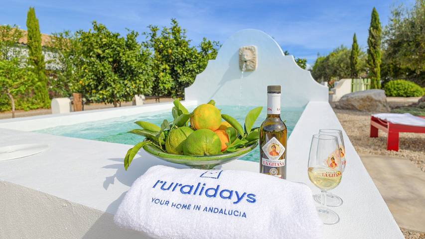 Chalet para 2 personas, con piscina y balcón/terraza en Sanlúcar de Barrameda