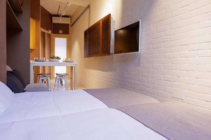 Appartement entier, Apartamento estudio con terraza-pensión* in A Estrada, Province de Pontevedra