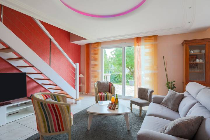 Maison de vacances 'La Petite Palmeraie - Binic' proche plage, avec jardin privé et Wi-Fi in Binic, Côte de Goëlo