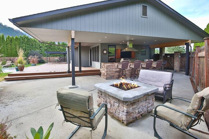 Vacation rental for 8 people, with yard and hot tub in Leavenworth