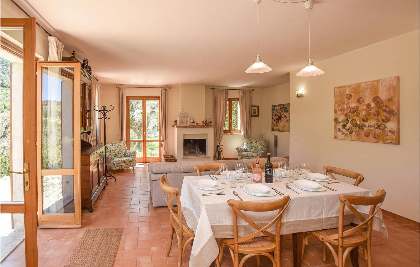 Casa vacanza per 8 persone con piscina in Toffia, Terminillo