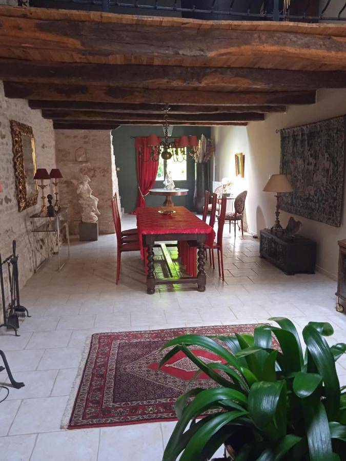 Double Room with Garden View in Brux, Vienne (France)