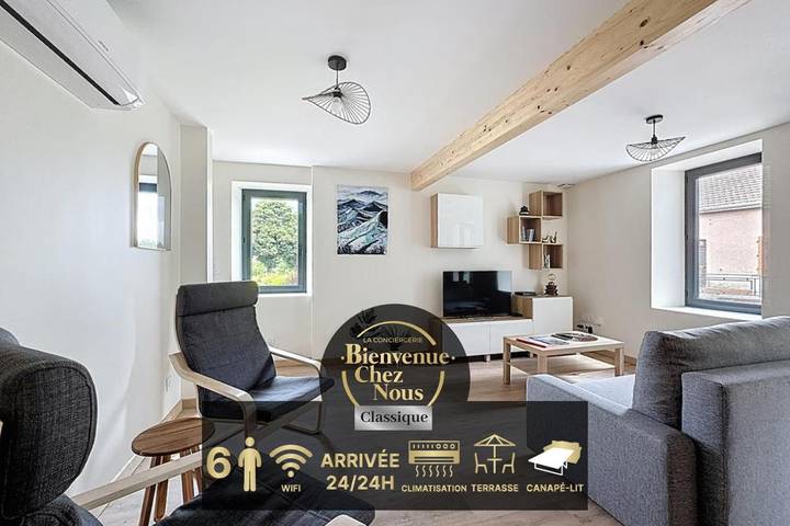 Appartement de vacances pour 6 personnes, avec terrasse