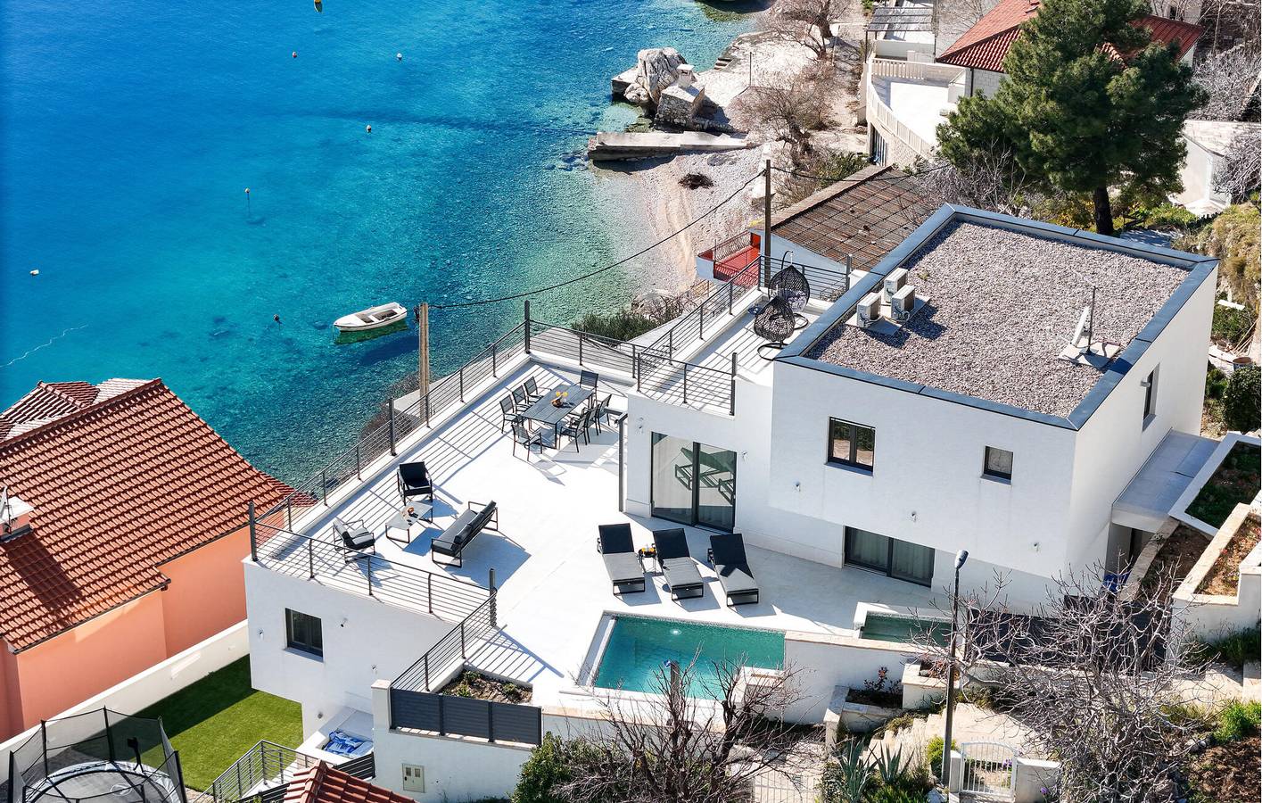 Dom dla 12 osób z taras in Celina, Omiš-Riviera
