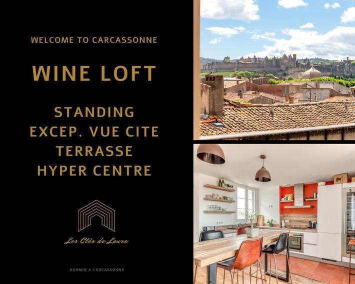 Gîte pour 4 personnes, avec terrasse et vue dans Office De Tourisme De Carcassonne - 3