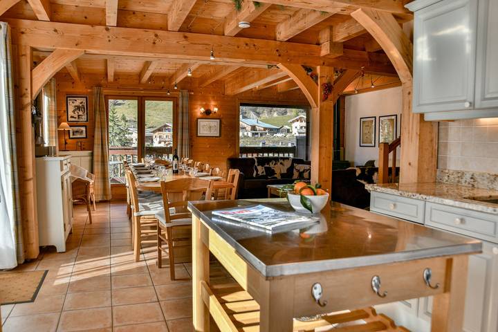 Chalet pour 15 personnes, avec balcon dans Chinaillon - 3