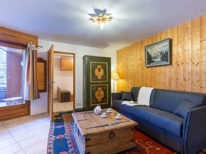 Gîte pour 4 personnes, avec balcon dans Gare De Chamonix Mont Blanc