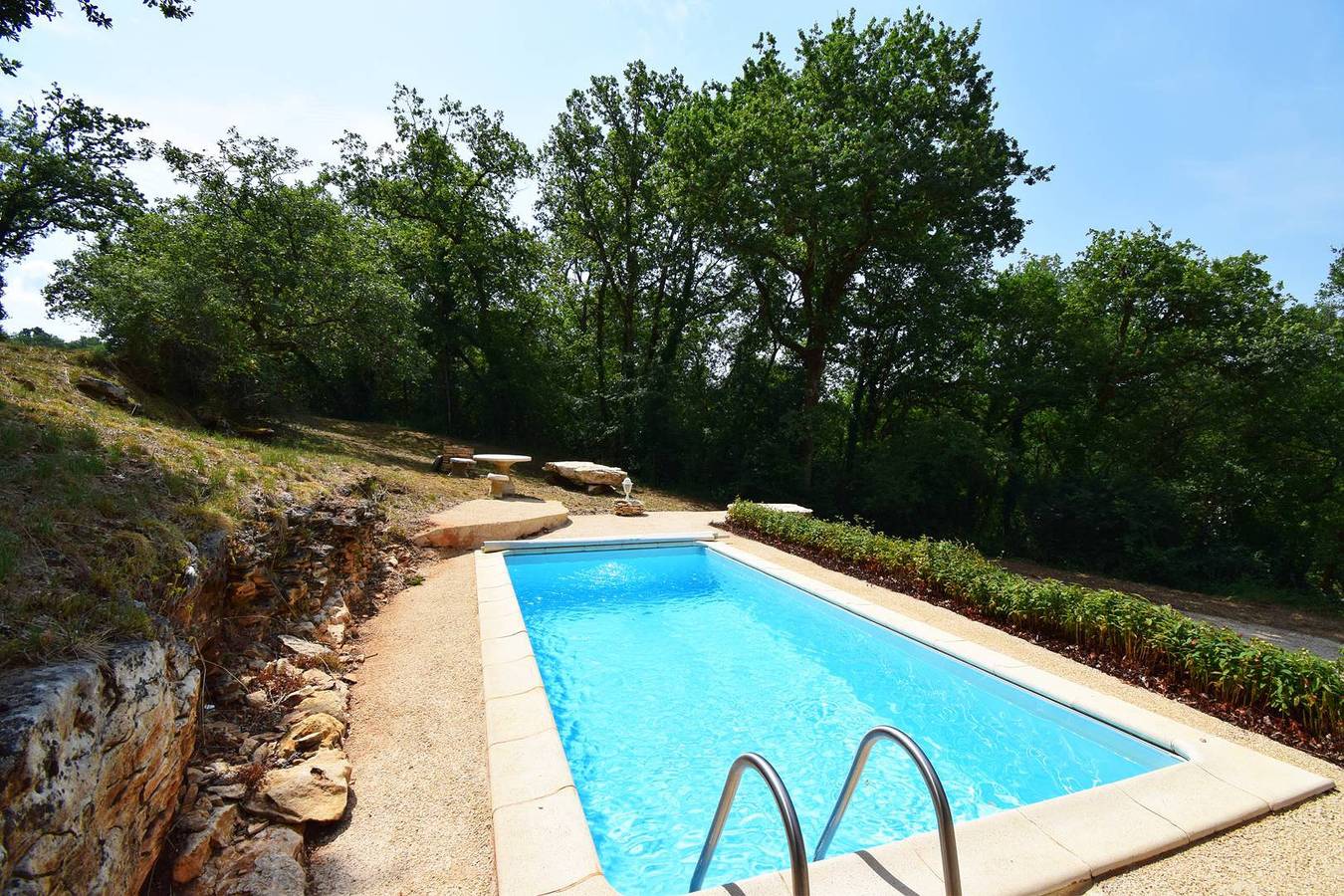 Casa de vacaciones para 4 personas con piscina in Blanquefort-sur-Briolance, Región de Villeneuve-sur-Lot