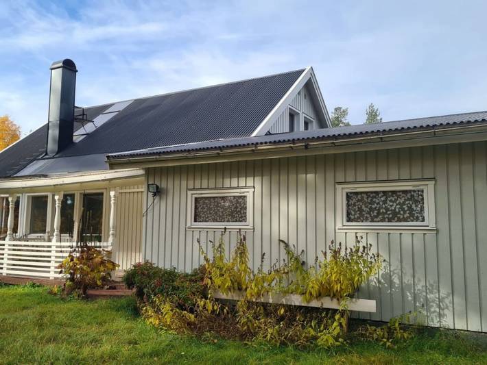 Ferienhaus für 8 Personen, mit Terrasse und Garten sowie Sauna, mit Haustier in Lappland (Schweden) - 4
