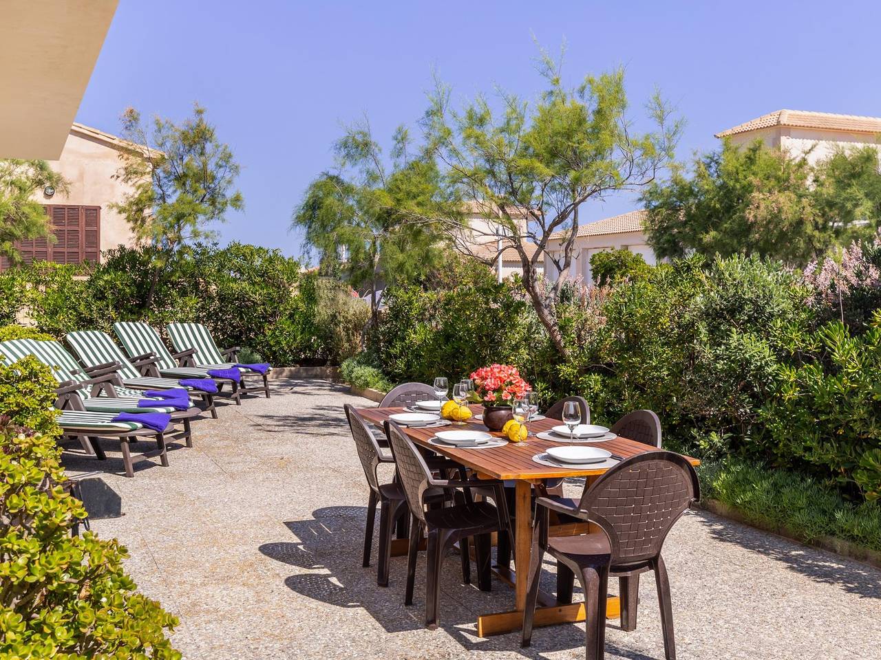Ferienhaus für 6 Personen mit Terrasse in Playa Son Serra de Marina, Santa Margalida