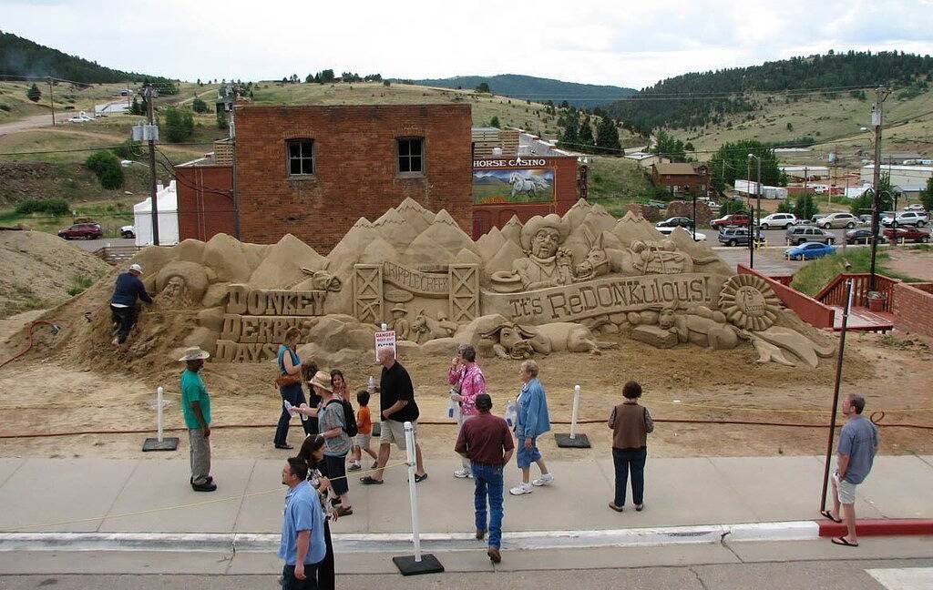 Down Town im Herzen des Cripple Creek Historic District Bishops Cabin in Cripple Creek, Teller County