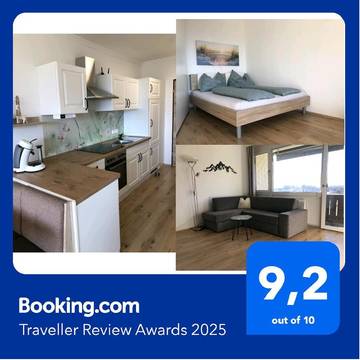 Ferienwohnung für 4 Personen, mit Balkon und Seeblick sowie Ausblick in Strobl