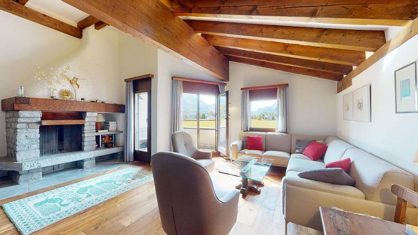 Ferienwohnung für 6 Personen, mit Balkon in Sils im Engadin/Segl - 2