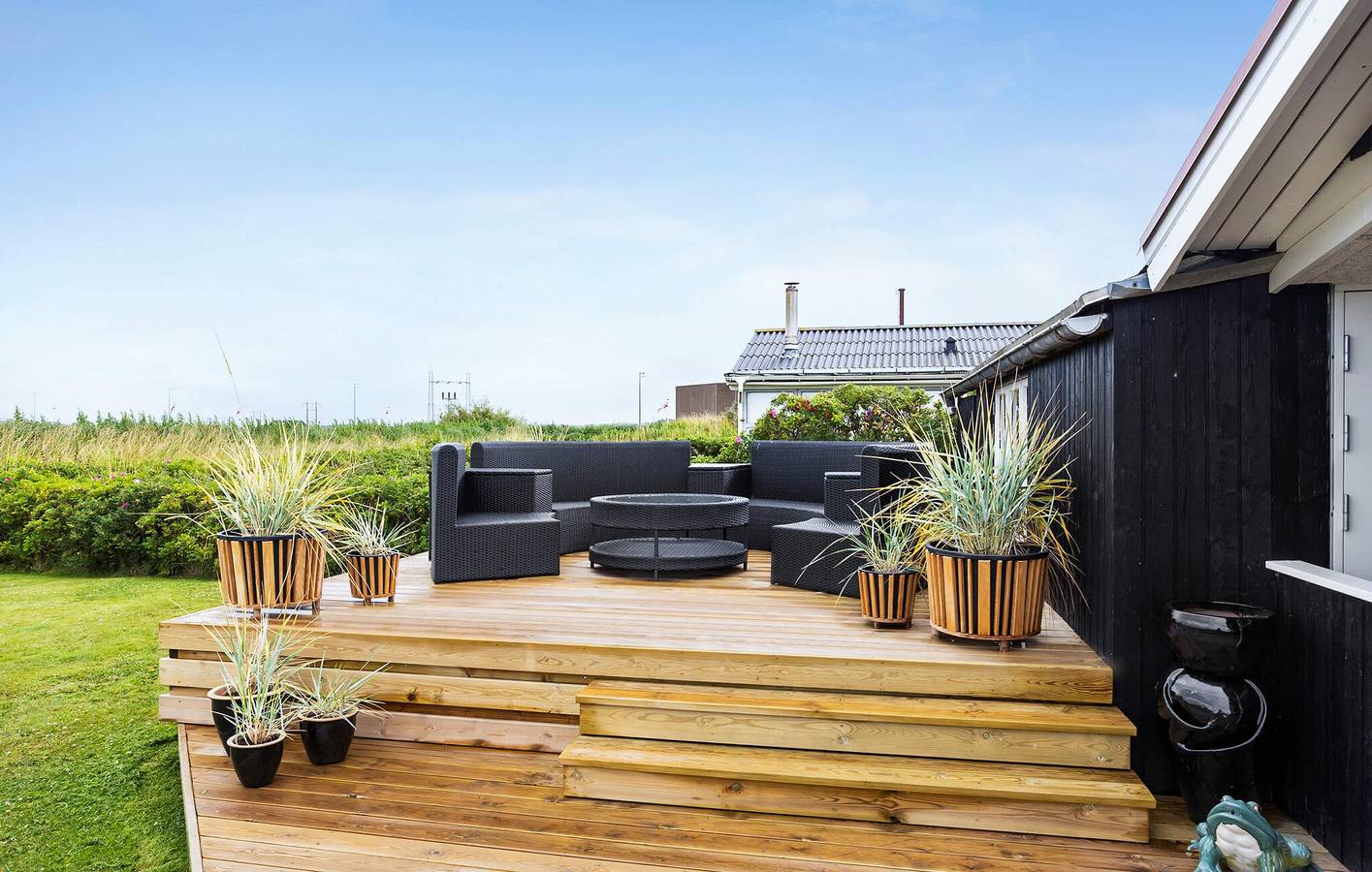 Ferienhaus für 6 Personen mit Terrasse in Handbjerg, Limfjord in Westjütland