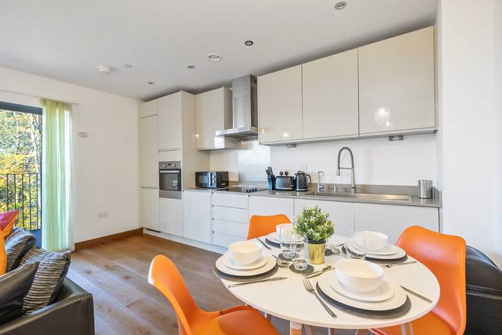 Apartamento vacacional entero, Apartamento de vacaciones para 4 personas con balcón in Kent