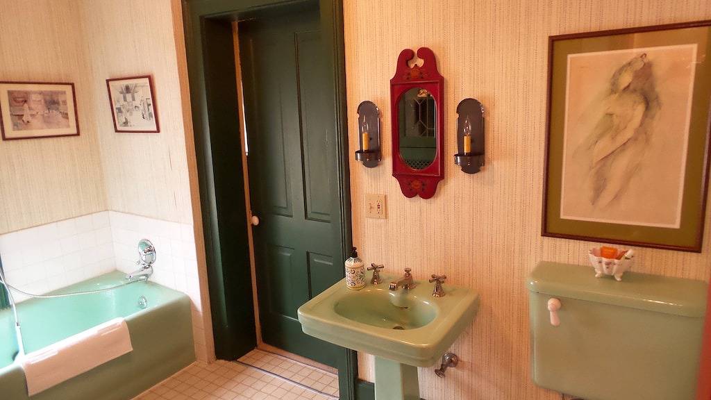 Blick von Quality Hill mit Blick auf das historische Viertel, kurzer Fußweg in die Innenstadt in Galena, Jo Daviess County