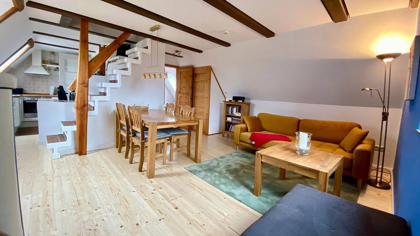 Ferienwohnung für 2 Personen, mit Garten und Ausblick