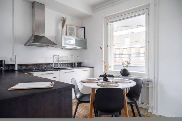 Ganze Wohnung, 1Br Penthouse | Sauna & Private Rooftop Terrace in Pirkanmaa