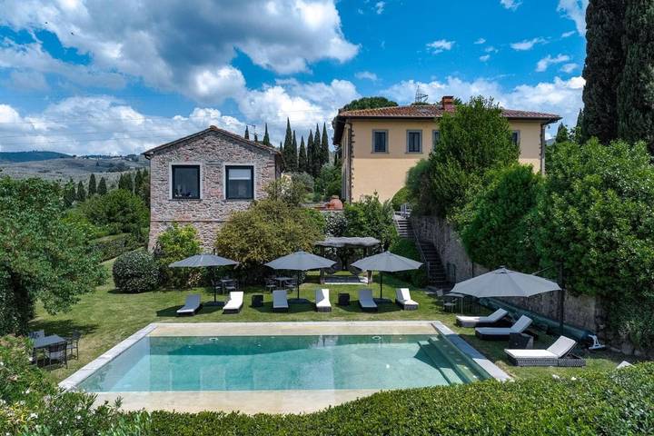 Villa pour 6 personnes, avec vue et piscine, animaux acceptés à Vinci - 3