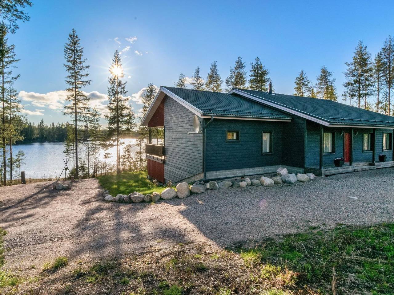 Järven idylli in Ruokolahti, Südkarelien