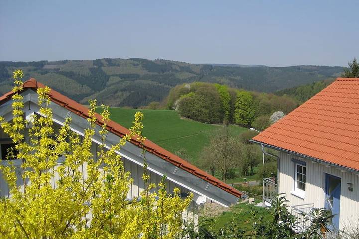 Ferienwohnung für 3 Personen, mit Garten und Terrasse, mit Haustier in Rothenberg