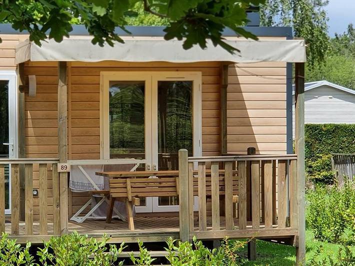 Mobil home pour 4 personnes, avec bassin pour enfant à Ploemel - 2