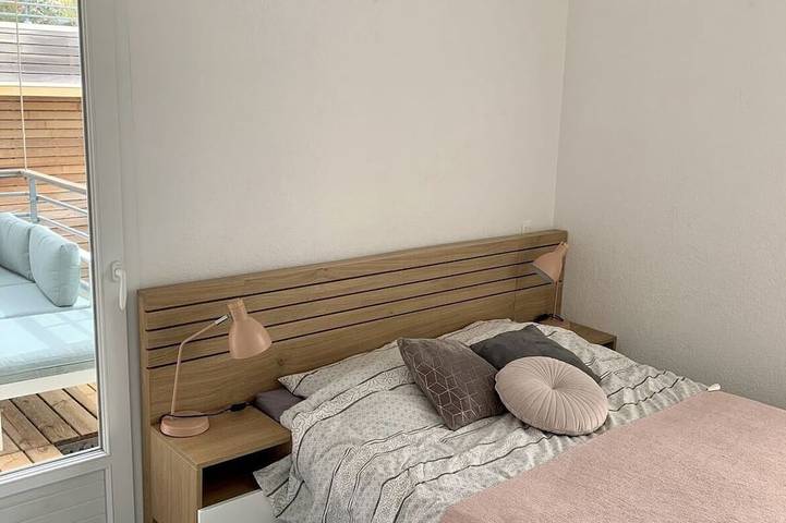 Appartement entier, Appart Benvenuti Calvi 
la plage à pieds à 3 min,terrasse,parking,piscine in Calvi, Région de Calvi