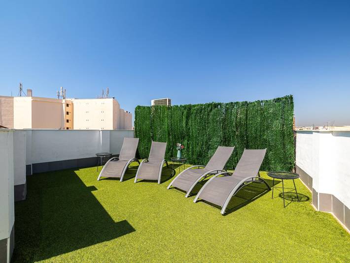 Loft voor 4 personen, met balkon/terras in Malaga