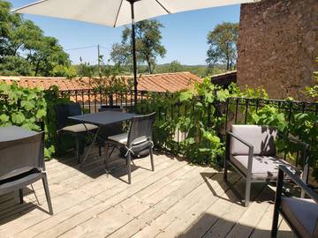 Chambre d’hôte pour 2 personnes, avec terrasse à Fabrezan