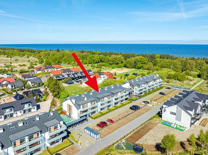 Ferienwohnung für 4 Personen, mit Balkon und Terrasse sowie Garten und Sauna