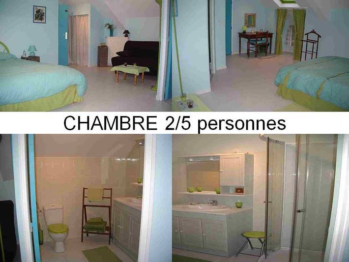 Chambre d’hôte pour 5 personnes, avec jardin en Normandie - 3