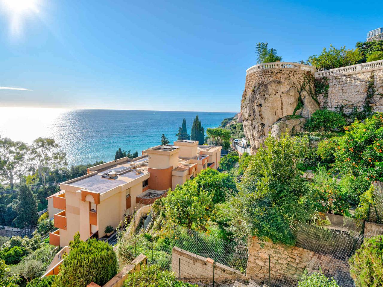Ganzes Studio, Studio für 4, Meerblick, Wlan inklusive in Roquebrune-Cap-Martin, Nizza und Umgebung